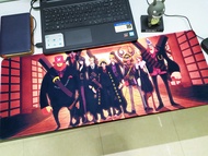 [CHỐNG NƯỚC] Tấm lót chuột bàn di chuột game cỡ lớn (80x30/90x40) siêu DÀY 3 mm  ANIME ONE PIECE