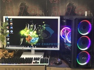 [HCM][Trả góp 0%]Máy tính chơi game A8-7600 Ram 8GB Card RX560 4GB 128bit Case led như hình