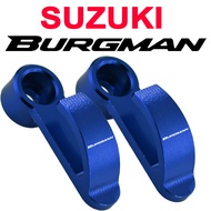2 Pcs SUZUKI BURGMAN 125 V2 V1 Burgman Street EX Burgman 400 BURGMAN accessory CNC mirror holder hoo