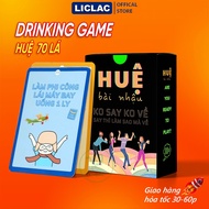 Bộ bài Huệ 70 Lá - Drinking Game Việt Hóa trò chơi trên bàn nhậu Ko Say Ko Về Bài Nhậu vui vẻ chơi c