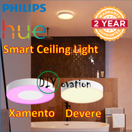 Philips Hue Smart Ceiling Light/ White ambiance Devere/ Colour Xamento