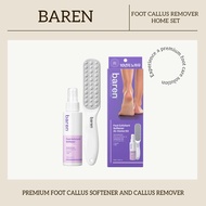 [BAREN] Foot Callus Remover Home Set (Foot Callus Softer and Callus Remover + Foot File)