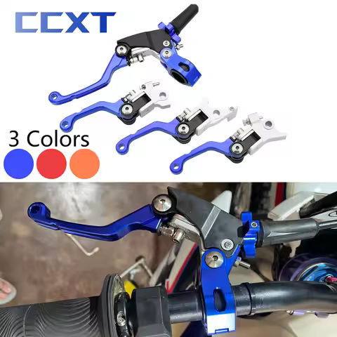 CNC Aluminum Clutch Brake Levers For Kayo T2 T4 T6 K2 K6 K6R KT250 For KTM EXC EXCF SX SXF XC Honda 