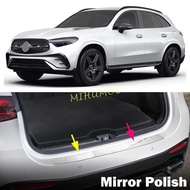 For Mercedes Benz GLC GLC300 GLC350e GLC43 2023 2024 2025 Rear Bumper Protector Trunk Sill Guard Acc