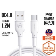100% ORIGINAL MCDODO CA-7281 CA-6771 CA-7271 1.2 Meter 3A MICRO Type C Data Cable