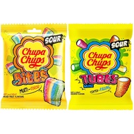 Chupa Chups Sour Bites / Tubes 1 Meter จูปา จุ๊ปส์ เยลลี่ ผลไม้รวม รสเปรี้ยว Nimm2 Haribo Jelly Belly Trolli