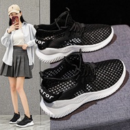 F8880 Hollow Net Extra Large Size Sports Running Shoes Women's Shoes 32-44