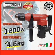 Europa HILT ITALY EH3045 1200w Heavy Duty Electric Demolition Hammer Machine Concrete Breaker Hacker