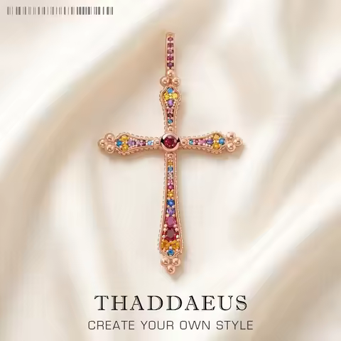Jewelry Spring Bohemia Fine Pendant Royalty Cross Spring Bohemia Fine Jewelry Europe Style 925 Sterl