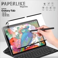Paper Film Like Samsung Galaxy Tab S9 11 Inch I S9 Plus + I S9 Ultra 5G Anti-Scratch Magnetic Wifi/
