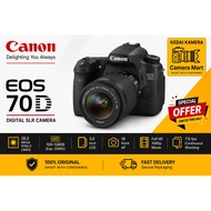 CANON ESO 70D with 18-55mm lens dslr camera (USED) good condition