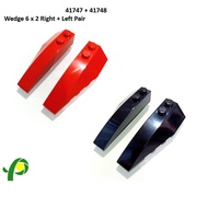Plastic Part No. 41747 (Right) + 41748 (Left) Wedge 6x2