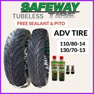 ✲ ✤ SAFEWAY TIRE TUBELESS FOR ADV TIRE (WITH SEALANT & PITO)