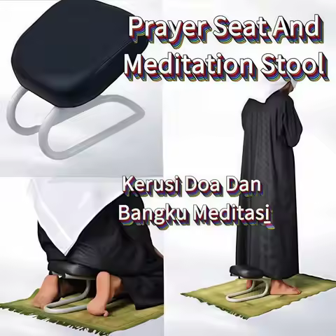 Modern Simplicity Kneeling Meditation Stool Ergonomics Portable Prayer Meditation Bench Non-slip Stu