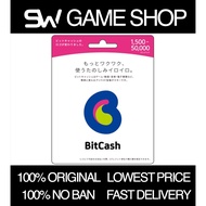 [JP] Japan Bitcash Game Point Code DLsite Renta FC2 DMM Rakuten [Instant]