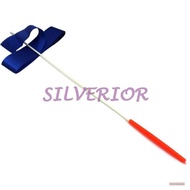 Stick Handle Gymnastics Stick Rope Ribbon Dance Stick Ballet Gym Stick biru