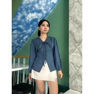 [Nine-A35] Yuka Top - Longsleeves Top - Slimfit Casual Top - Premium Cotton