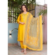 (READYSTOCK)Pure/dola/silk/3pcs/suits