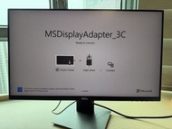Dell P2419H 24吋螢幕 + Microsoft 無線顯示轉接器