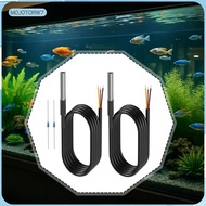 [mojotorw7] 2 DS18B20 Temperature Sensors with 2 X 4.7 K Resistors, -55 C to +125 C, Waterproof, 1 M