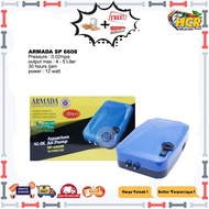 MESIN Armada SP - 6608 Auto AC DC aquarium Air Bubble Machine aerator