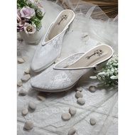 Vhea white shoes 7cm heel