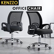 Kenzzo : Adjustable Office Chair/ kerusi pejabat / Gaming Chair / Study Chair/ Swivel Med - Back Mes