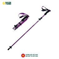 Folding trekking poles, trekking poles YUZI TREK PRO 7075 T6