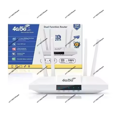 MC118 CPE Router Home Shared WIFI6 Wireless Router Single Network Port Removable Battery 4G Router