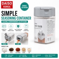 [DAISO] Simple Seasoning Container Double Lid | Storage Container | Made in Korea