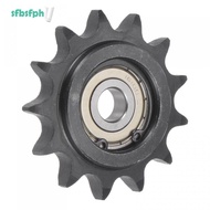 SFBSFPH Chain Idler Sprocket, 13 Tooth 10mm Bore 1/2" Pitch Convex Idler Gear, Durable C45 Carbon St