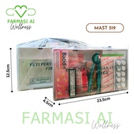 MediShield ABS Plastic First Aid Kit Transparent Box (Empty / Equipped ) MAST519