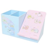 San-X Sumikko Gurashi 角落生物 日版 桌上 筆座 手機架 筆筒 收納筒 日本限定 文具 手機座 角落小夥伴 2022年款 (藍色)