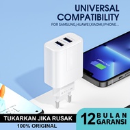 12 MONTHS WARRANTY| FRENZ SONIC PC815Y Fast Charging 2.4A Dual USB Charger Adapter