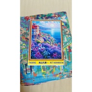 9ct cross-stitch painting with 4 threads