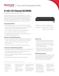 Honeywell HEN16104 16 chanel NVR KOMPLIT