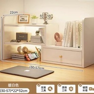 Others - 桌上轉角書架 置物架 簡易家用一體書桌小書櫃 辦公桌多層儲物收納架