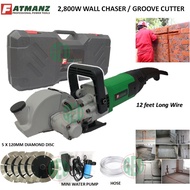 FATMANZ 2800W SLOT MACHINE / GROOVE CUTTER / WALL CHASER / MESIN POTONG DINDING BATU / WALL CUTTER