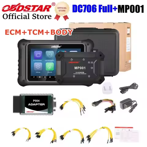 OBDSTAR DC706 ECU Tool Full for ECM /TCM/ BODY/Clone by OBD or BENCH for Car and Motorcycle with MP0