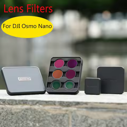Sunnylife for Osmo Nano 1/4 Black Mist Soft ND64/PL ND32PL ND8 CPL UV Lens Filters Protective Lenses