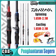 Daiwa 2-section 1.65-2.7M Fishing Rod Portable Travel Fishing Rod Casting Fishing Bait Rod