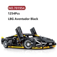 ✨LBG Aventador &amp;Other 1:14 Technic Building Blocks 1300±Pcs SEMBO BlockRacing Sport Car Vehicle Bricks Toy Set