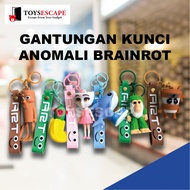 GANTUNGAN ANOMALI Keychain | BRAINROT KEYCHAIN | TUNG TUNG TUNG SAHURR KEYCHAIN
