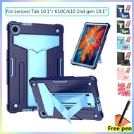 Case For Lenovo Tab 10.1"2025 TB311/ K10C/k10 2nd gen 10.1" Casing PC+Silicone Shockproof Office Bus