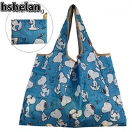 HSHELAN Foldable Shopping Bag, Multicolor Currency Big Size Nylon Bag, Waterproof Cartoon Nylon Larg
