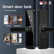 Indoor digital door lock Office wooden door fingerprint lock Combination lock Apartment home door lock Smart electronic