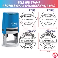 Professional Engineer Stamp Chop PE PEPC Self Ink/Cop Jurutera Profesional/Engineering Electrical Ru