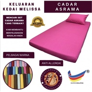 READY STOCK-CADAR ASRAMA SINGLE KATIL BUJANG UNTUK HOTEL HOSPITAL SPA FITTED BERGETAH LOOSE BOLEH CUSTOM COP LOGO.