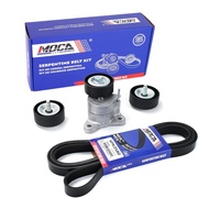 MPLUS Serpentine Belt Component Kit fits for Jeep 08-17 Compass 2.0L, 08-17 Compass 2.4L, 08-16 Patr