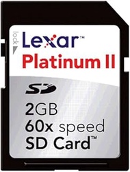 Lexar 2GB SD2GB-60-666 PlatinumII SD Card
